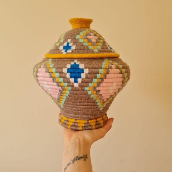 Khawla Wool Decorative Pot