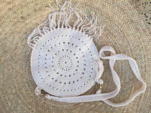 Crochella White Crochet Bag