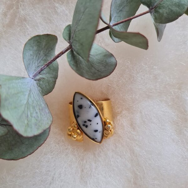 'Namir Al Thalj' Handmade Statement Ring
